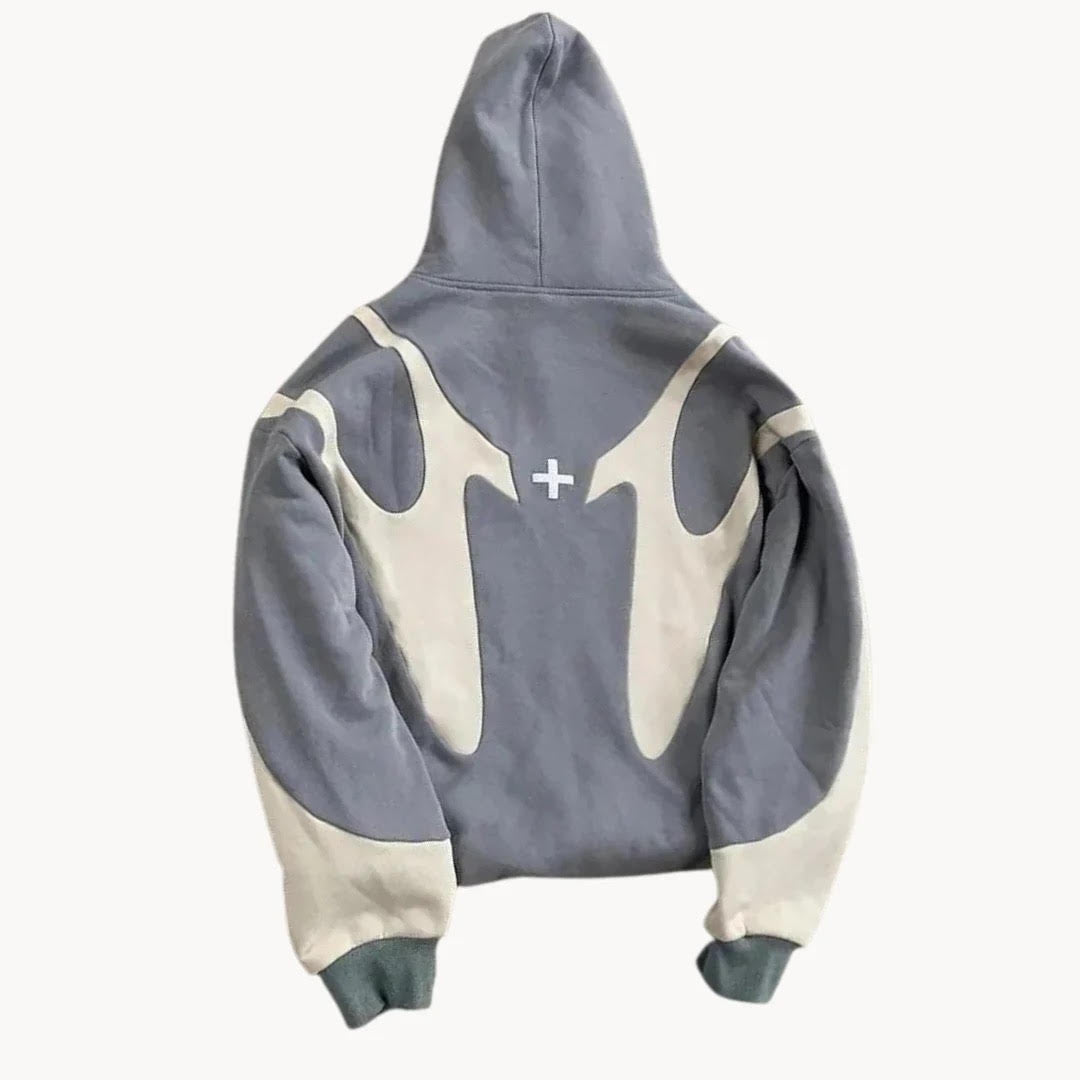 Hoodie Zippé SAS LUXUR – Édition Limitée "LIFE GOOD"
