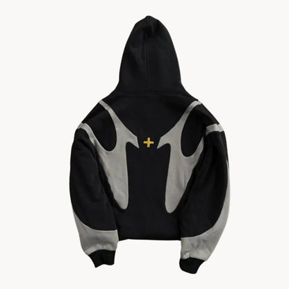 Hoodie Zippé SAS LUXUR – Édition Limitée "LIFE GOOD"
